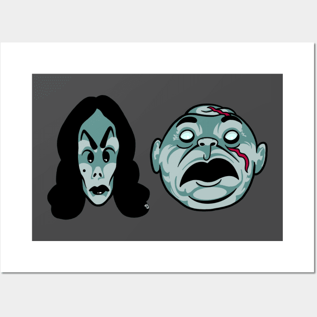 Plan 9 Ghouls Wall Art by TristanYonce